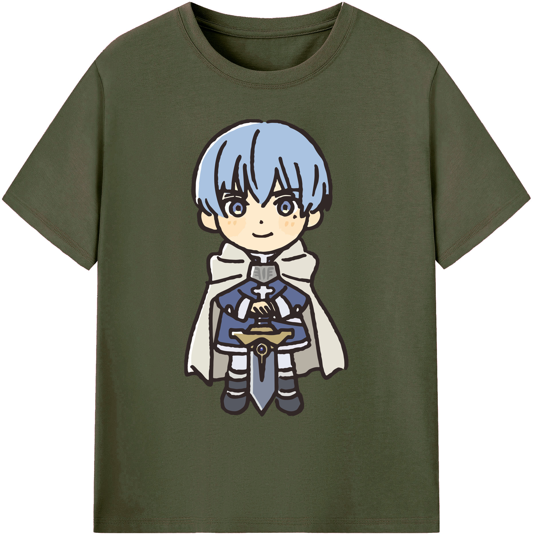 （画像用） 葬送のフリーレン Frieren 綿100％ メンズ半袖Tシャツ｜肌触りやわらか＆通気性